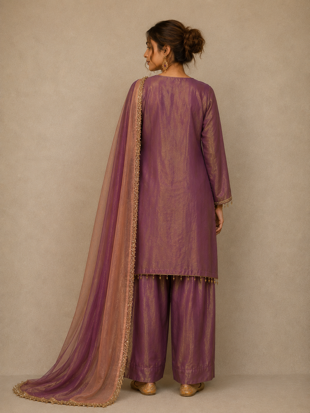 Purple Farsi Salwar Set