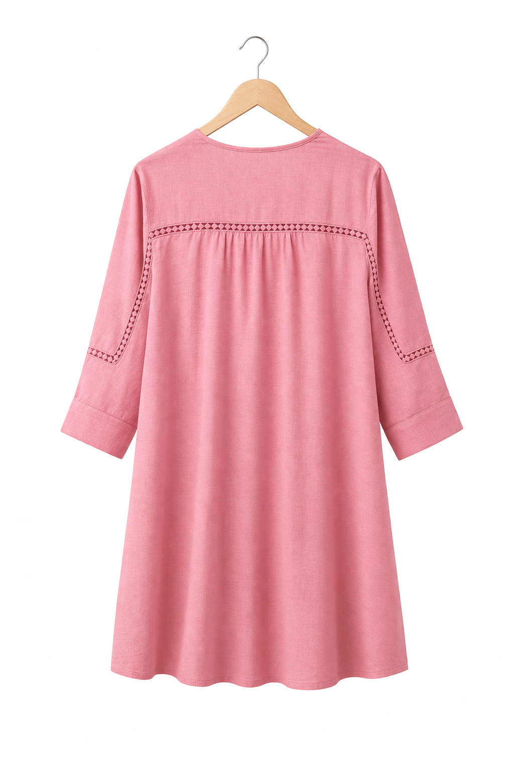 Pink Kurti Style Shirt