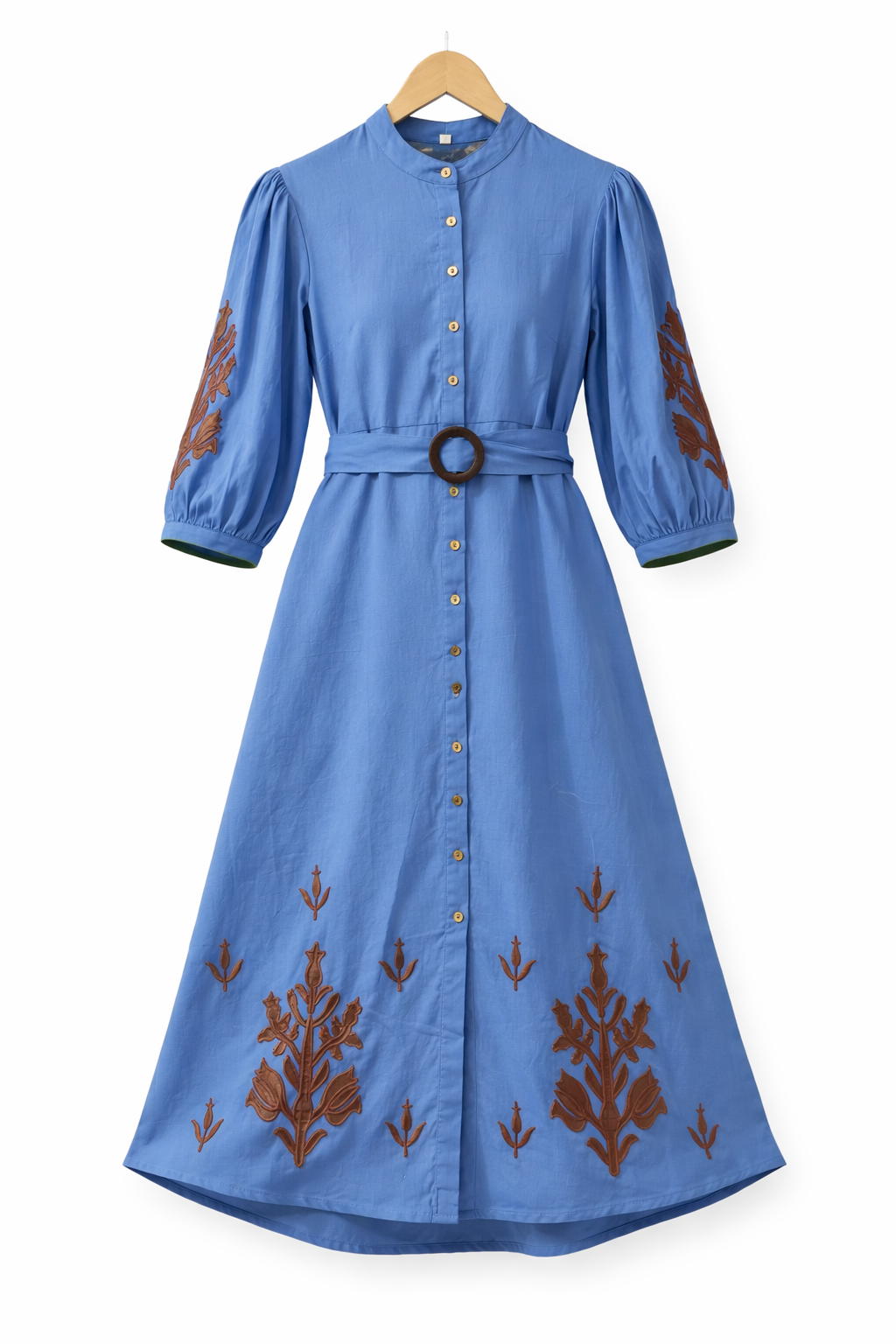 Belted Buckle Dress