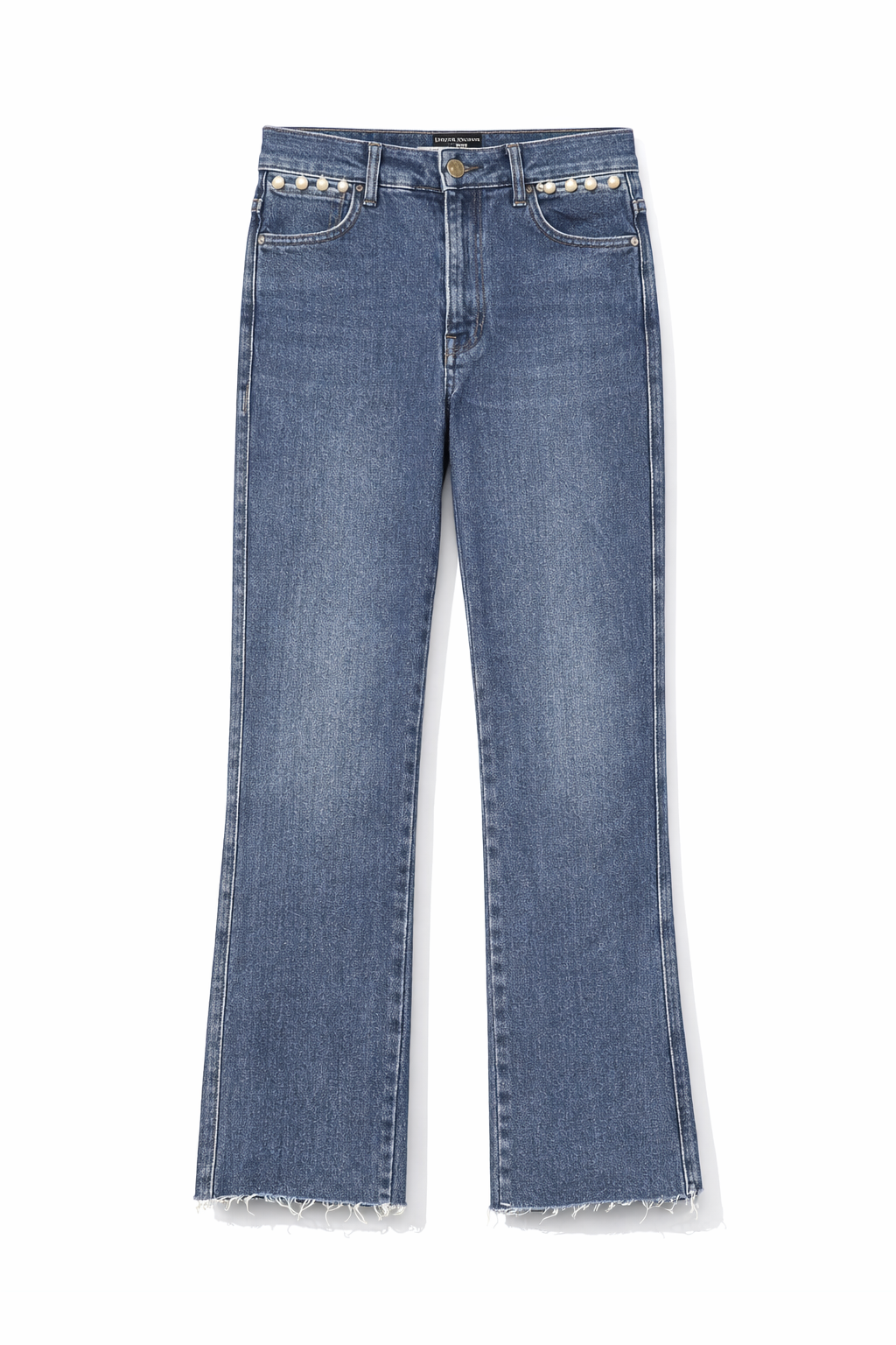 Straight Jeans (Pearl Detail)