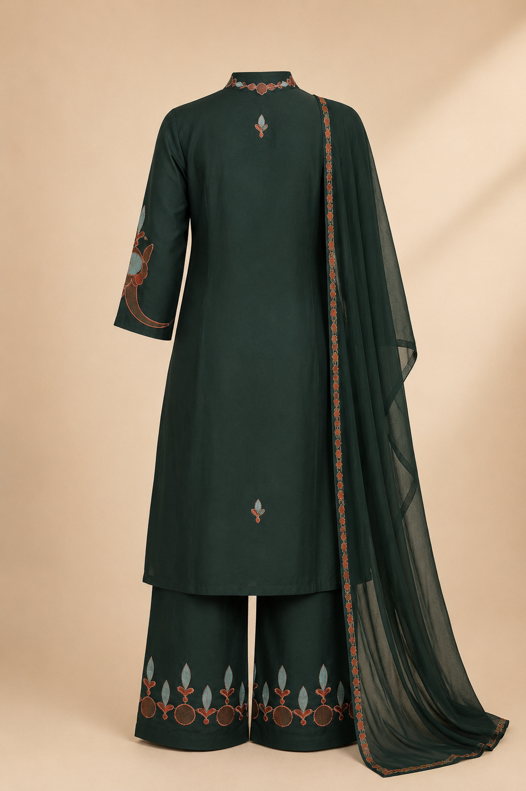 Dark Green Suit Set
