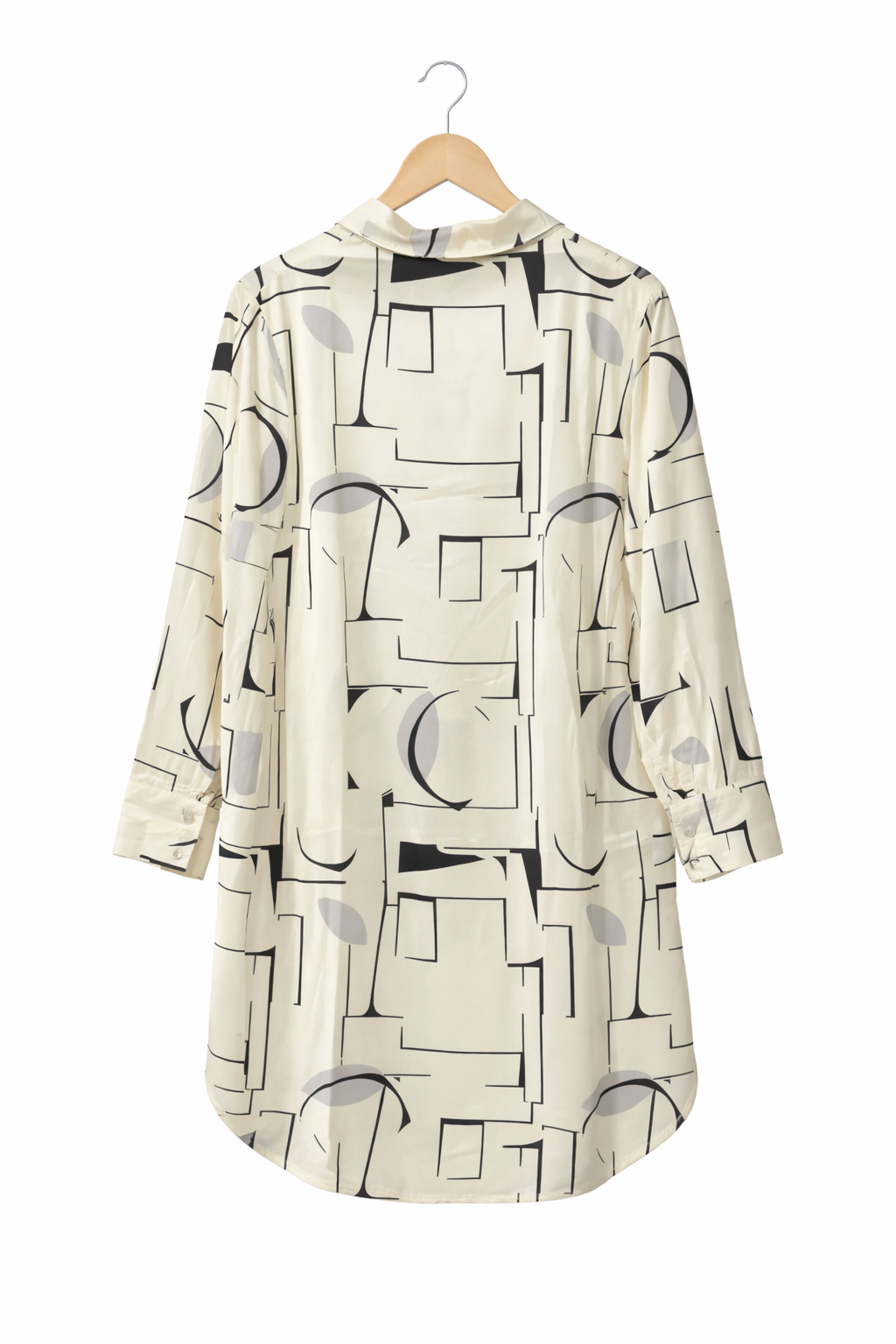 Deal Satin Shirt Dress (with belt)