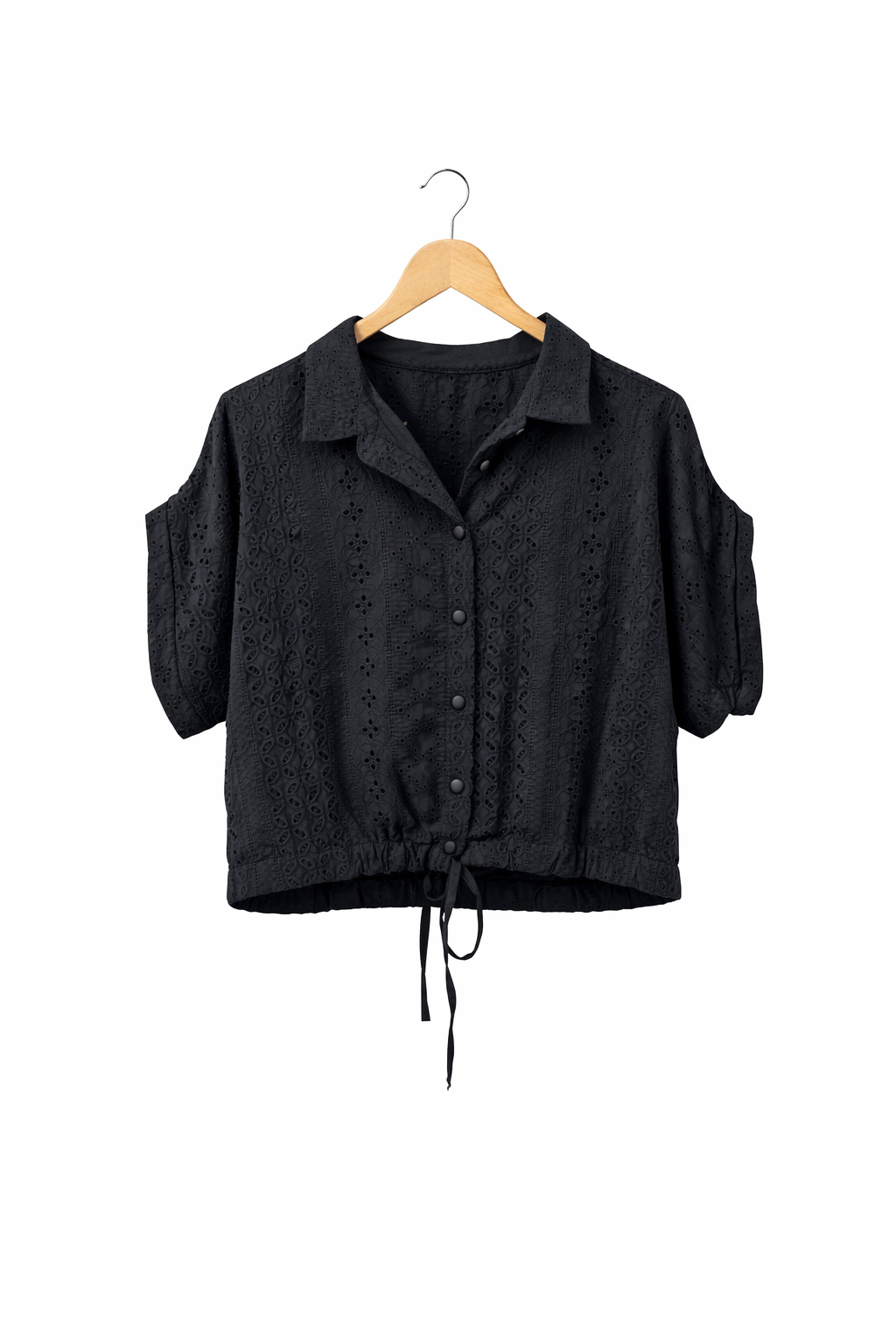 Deal Black Crop Top