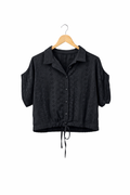 Deal Black Crop Top