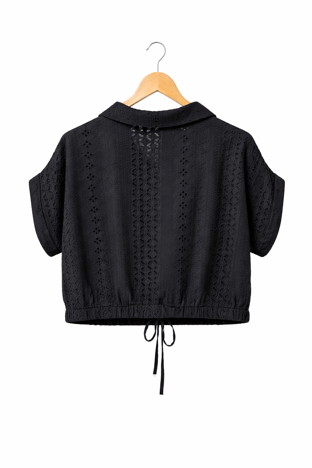 Deal Black Crop Top