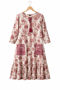 Printed Dress with pockets