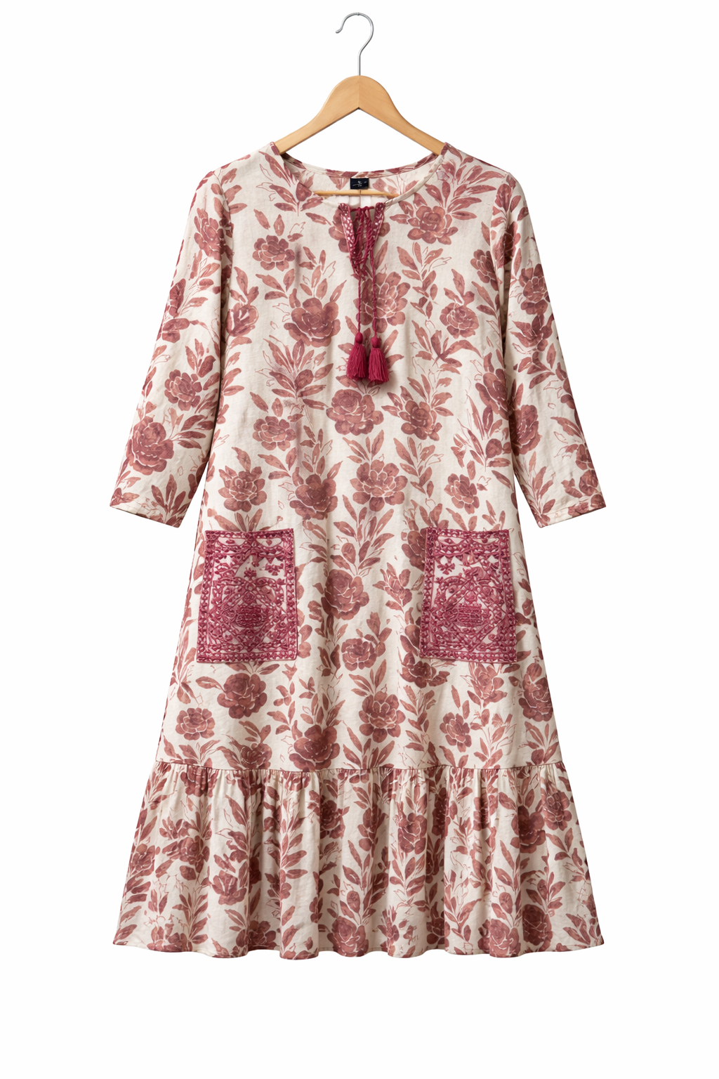 Printed Dress with pockets