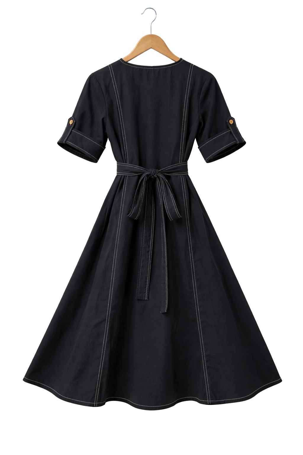 Cotton Black Dress